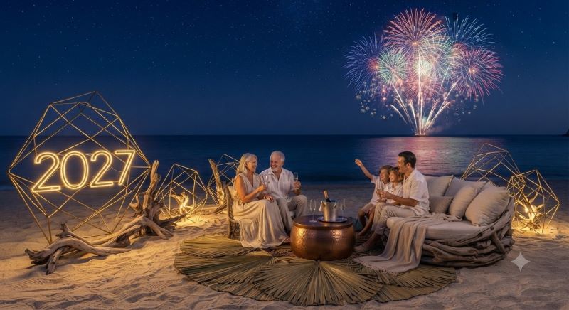 Welcome 2027 where the sea embraces your wishes